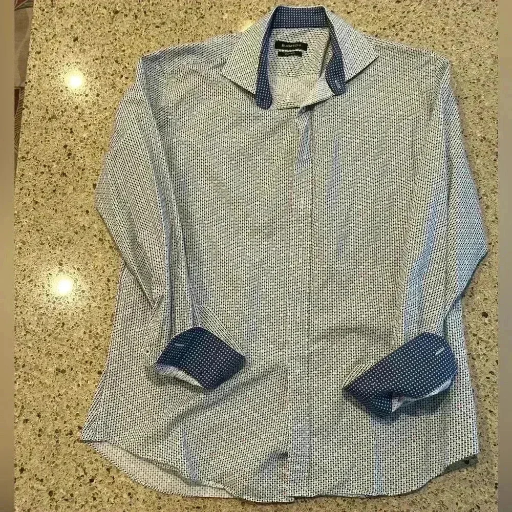 Bugatchi shaped fit Casual Dress Shirt